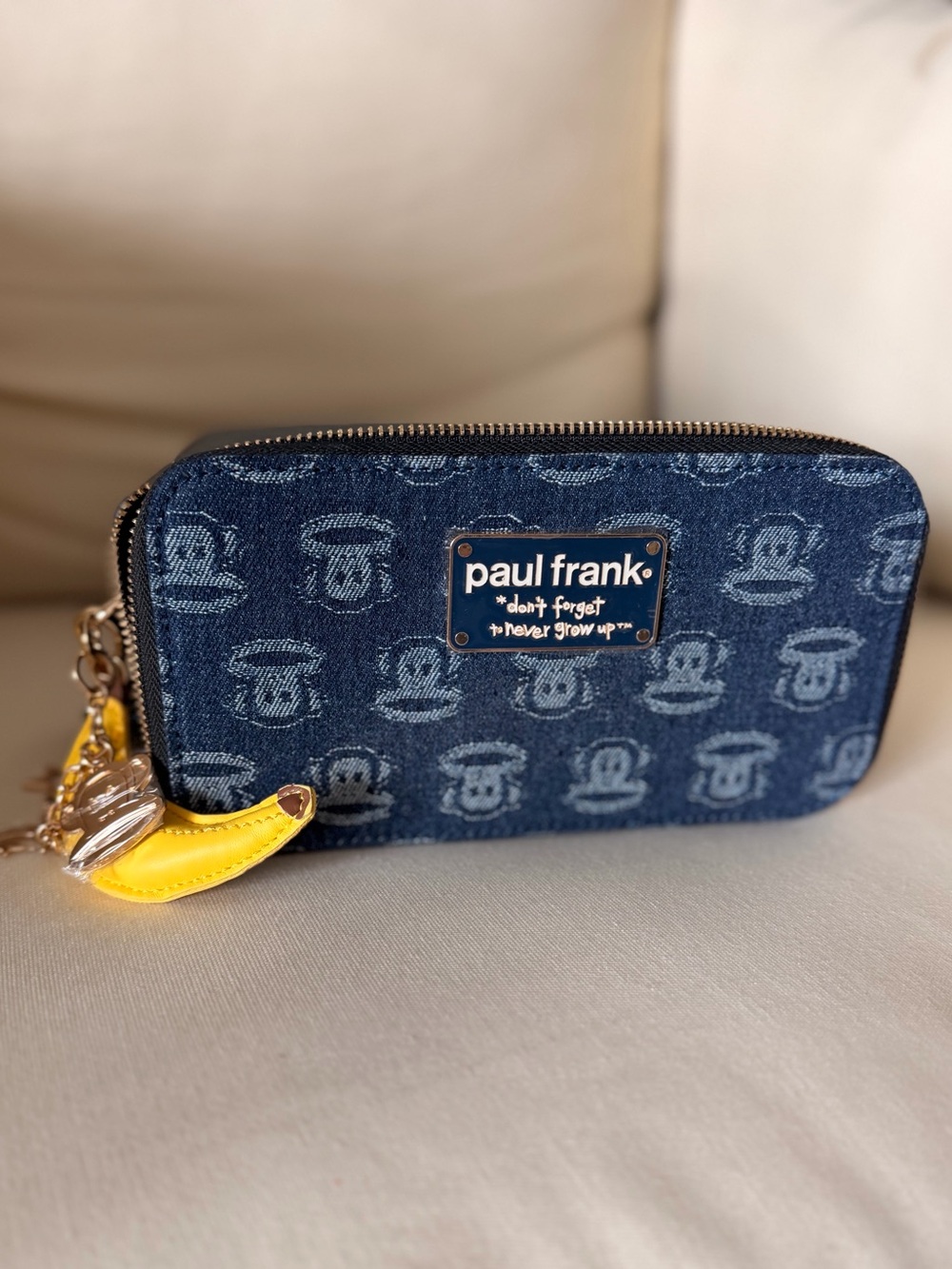 Paul Frank denim crossbody bag